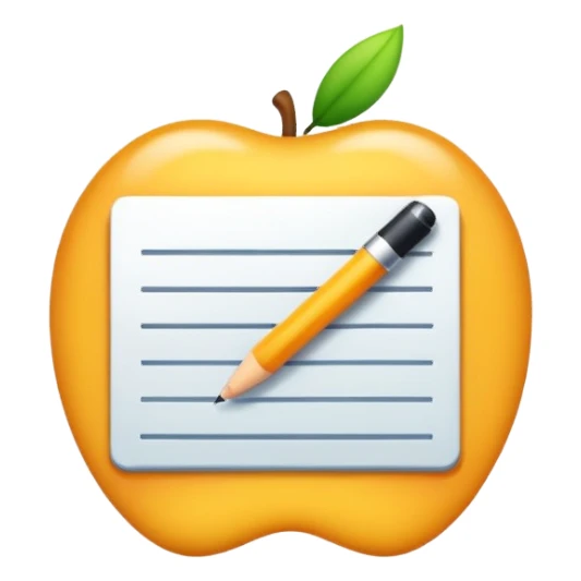 The Word "important" in writing sticker