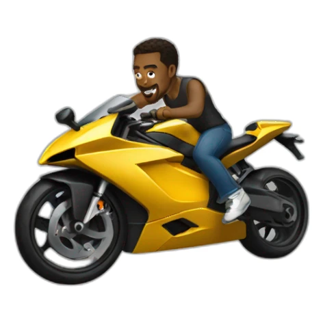 man riding in lambo sticker