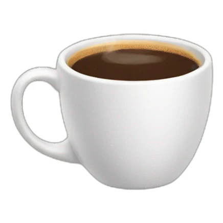 coffee cup with legs sticker