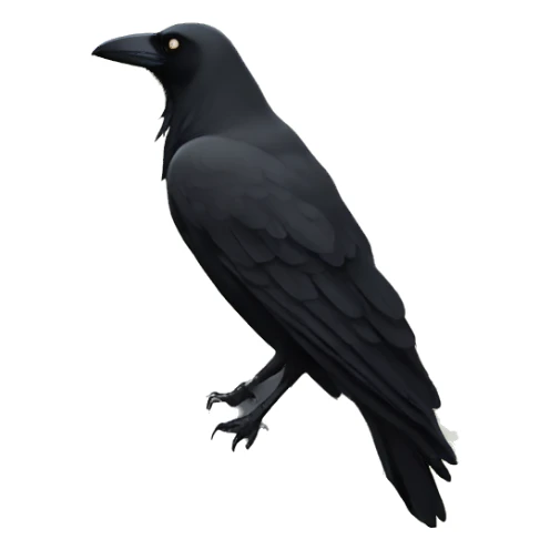 Crow-in-cementery sticker