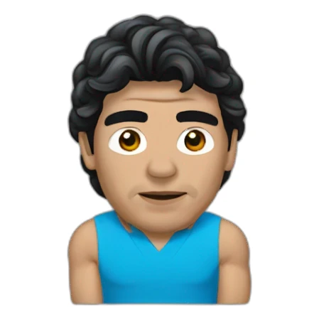 Diego Armando Maradona Napoli sticker