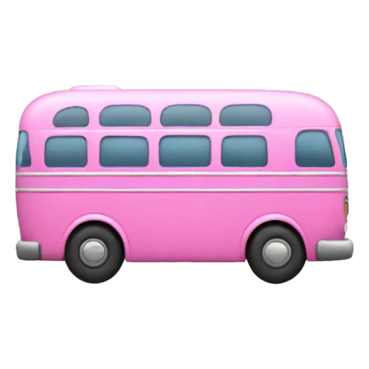 Pink bus sticker