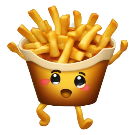 Poutine qui danse  sticker