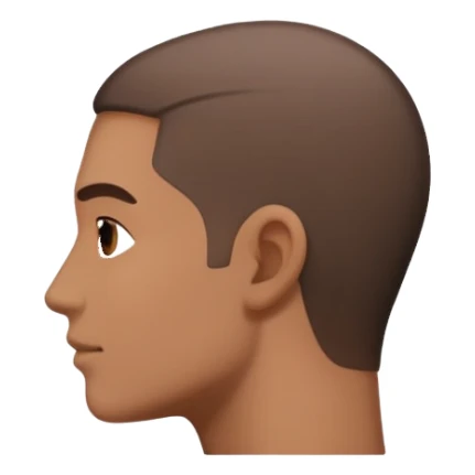 backside of a man 3/4 angle sticker