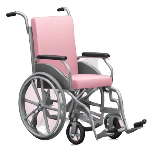 Pastel pink wheelchair sticker