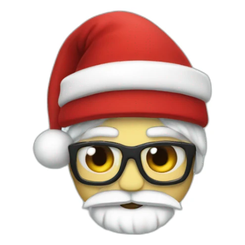 caravan palace wearing a red Christmas Hat  sticker