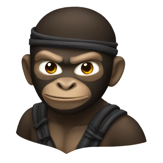 Ape ninja style  sticker