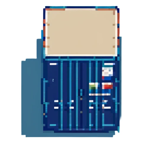 shipping container sticker