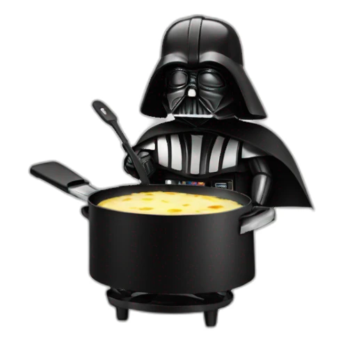 dark vador raclette sticker