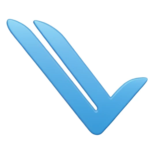 Mavi tik işareti sticker