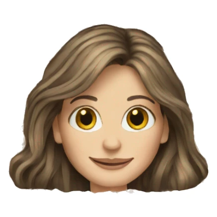 julia roberts with long hair sticker