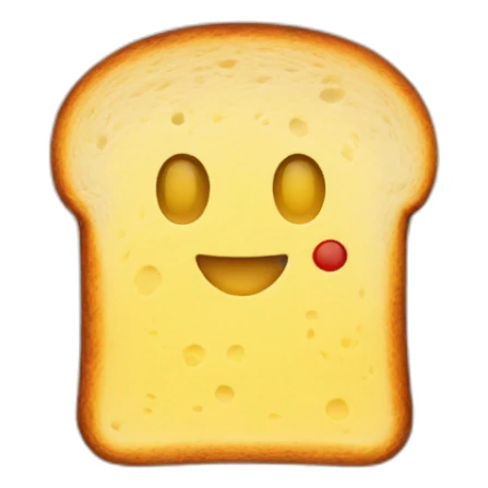toast with sausage and cheese sticker