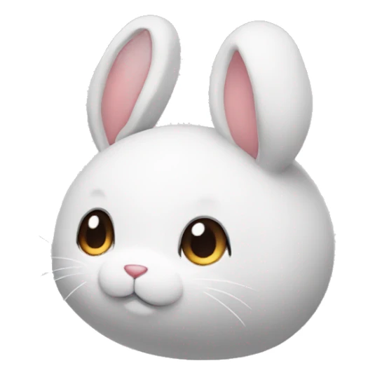 plush bunny  sticker