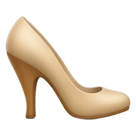 Beige heel sticker