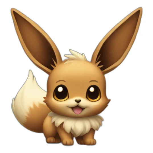 Eevee draws a draing sticker