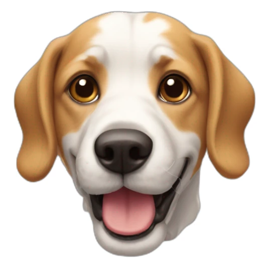 chien heureux sticker
