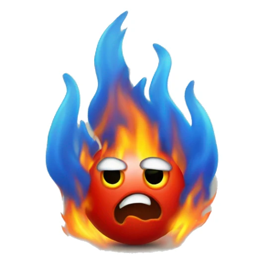 tomatoes on fire sticker