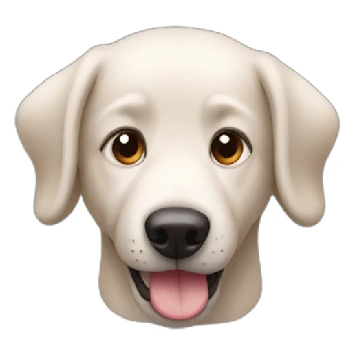 dog tail wagging sticker