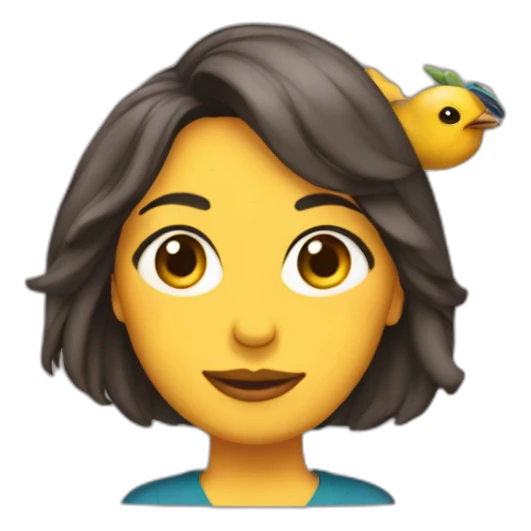 Mónica geller with turckey on head sticker