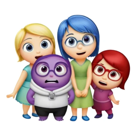 Inside out sticker