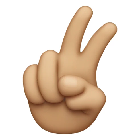 finger down  sticker