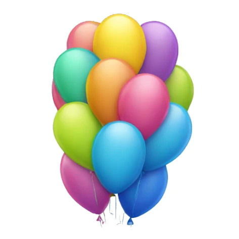 Birthday ballon 20 sticker