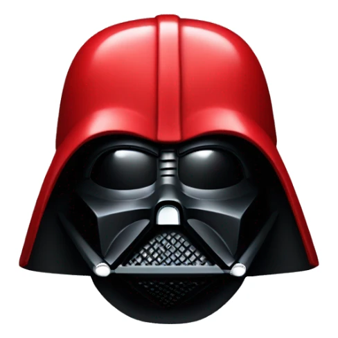Darth Vader in red sticker