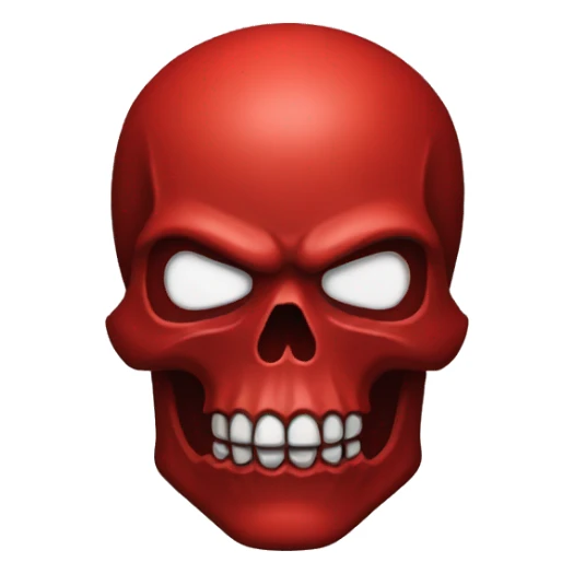 Red Skull sticker