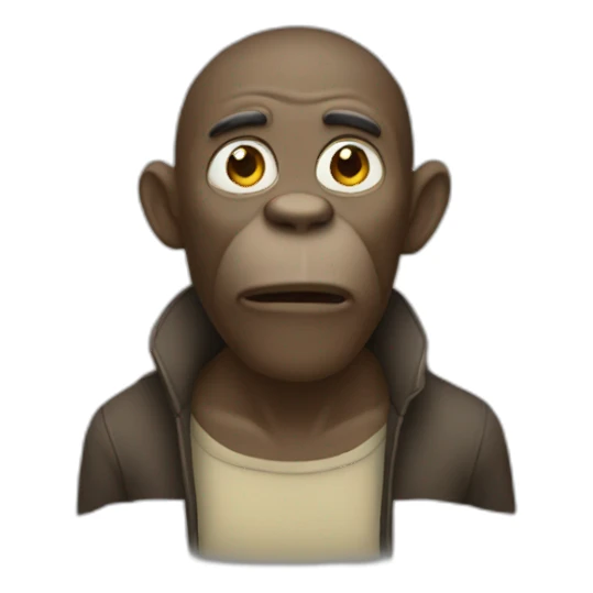 singe qui rit sticker