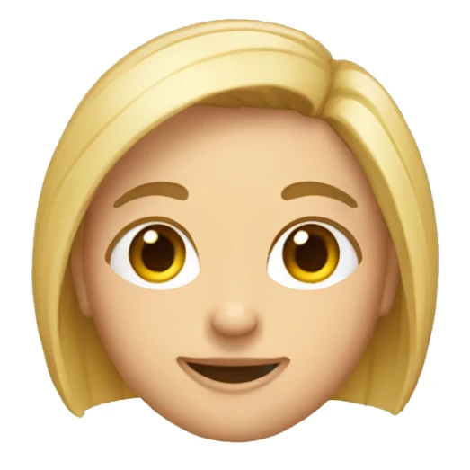 una persona con un corte de hongo sticker