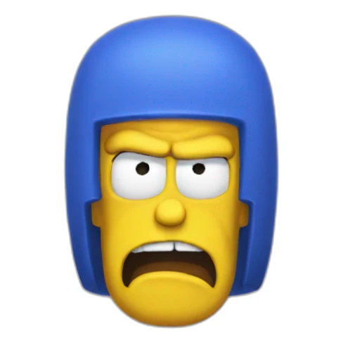 Homer angry sticker