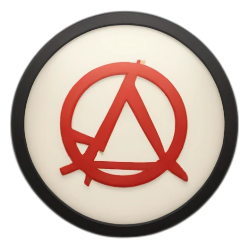 anarchist symbol sticker