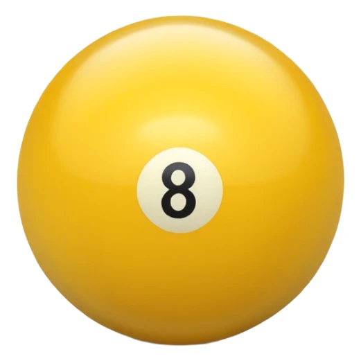 4 numbered billiard ball  sticker