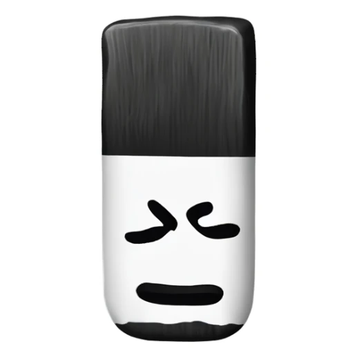 sumi ink stick sticker