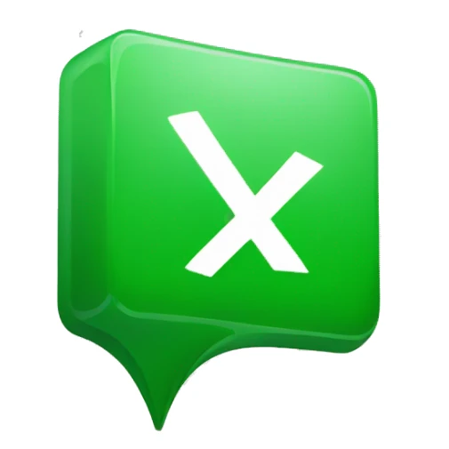 simple green check mark icon sticker
