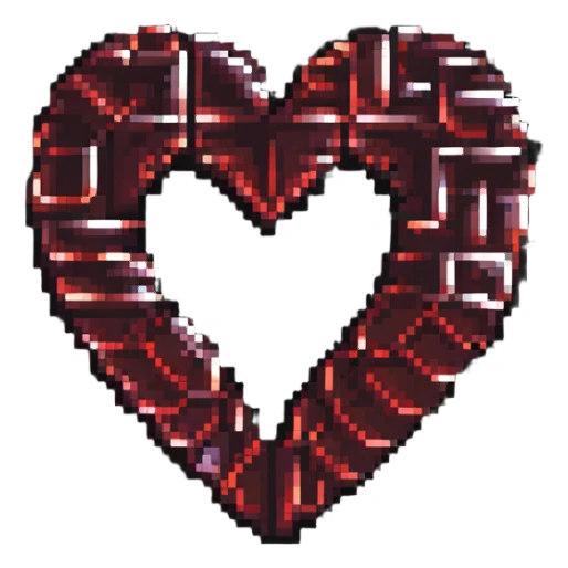 red wine heart sticker