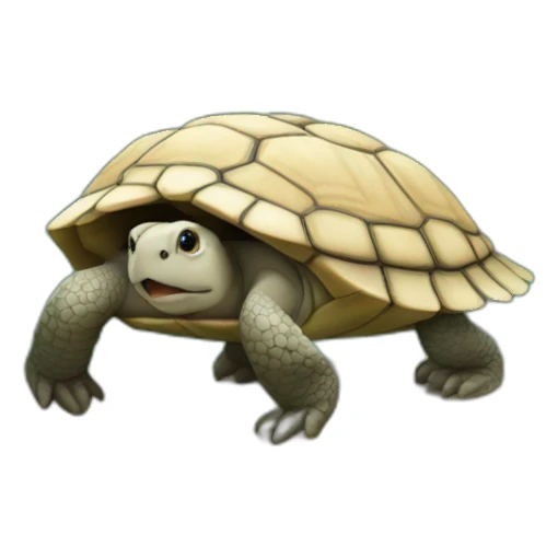 Tortue sur loutre sticker