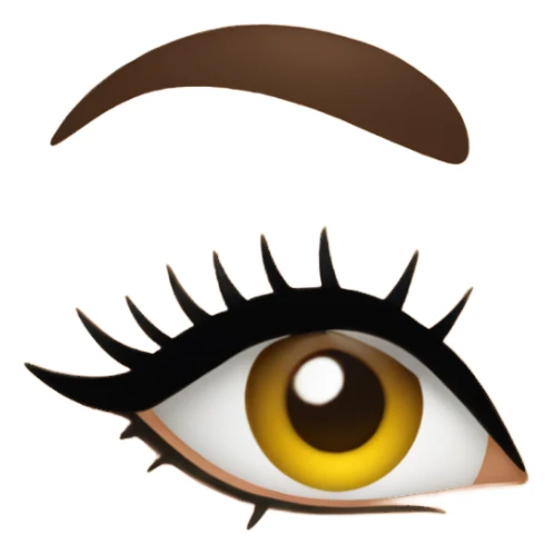 girl getting eyelash extensions done sticker