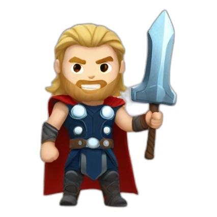 Thor in game sticker