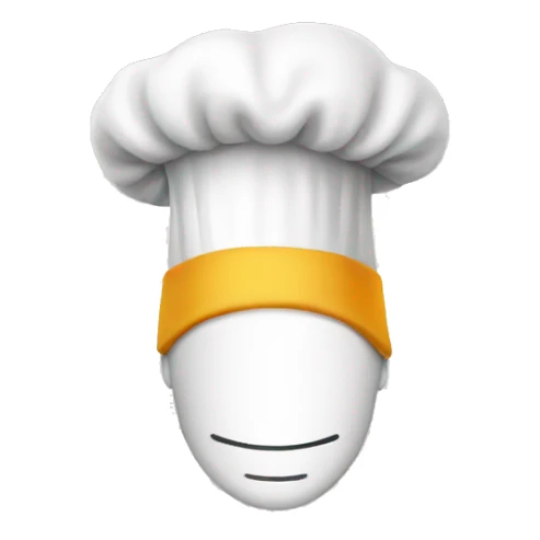 chef's hat and silence  sticker