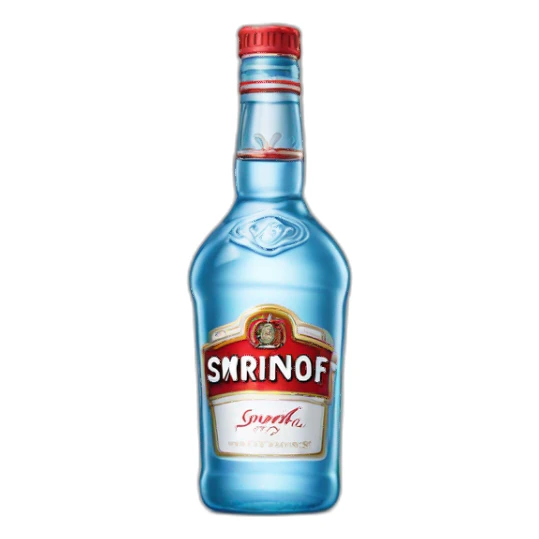 bottle of smirnoff sticker