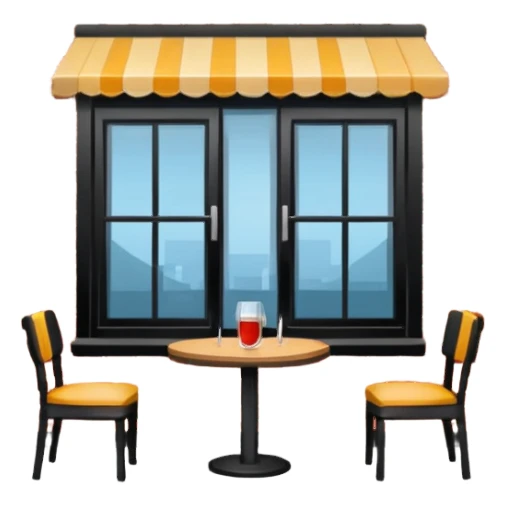 restaurant por fuera sticker