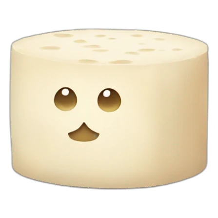 round tofu sticker