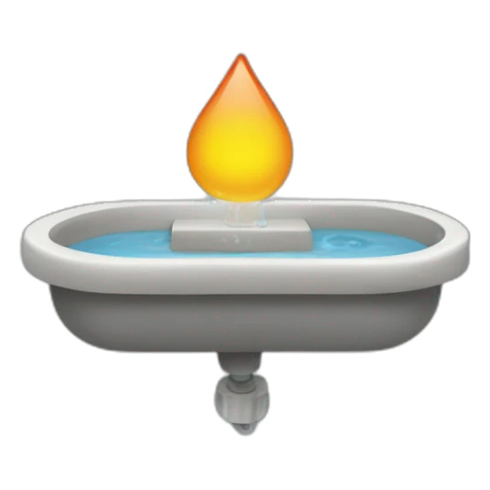 couner warm water utilities sticker