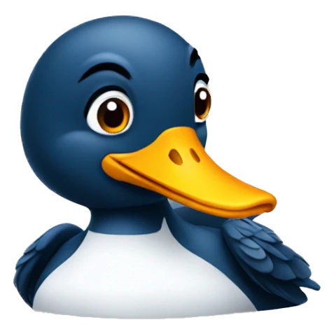 pato de borracha sticker