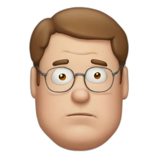 Peter griffin cartoon dead sticker