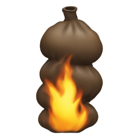 Dung letting out gas sticker