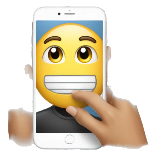 real person using a phone to scan a code in the computer sticker