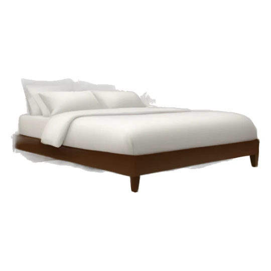 LUXURY BEDROOM WITH WHITE BED SHEETS sticker