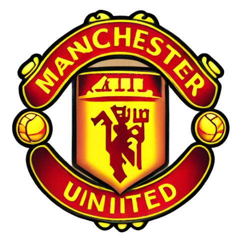 Manchester United logo sticker
